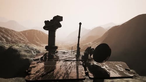 Gelegenheit Mars erkundet die Oberfläche des Roten Planeten