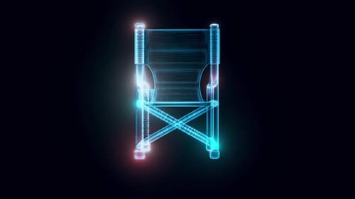 Folding Chair Hologram Hd