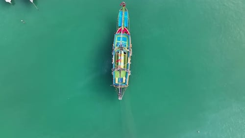 Pirate Harbor aerial view Turkey Alanya 4 K