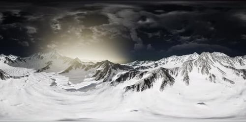 VR 360 Norway Mountains Severe Landscape