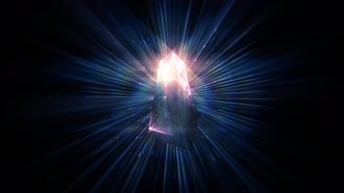 Fond de boucle de mouvement Triangle Space Spin