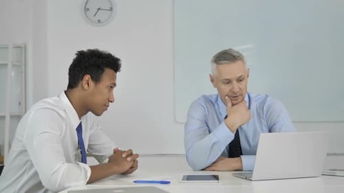Two Men in a Professional Business Meeting