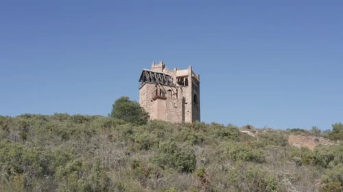 An Ancient Castle With a Scenic View By the Countryside