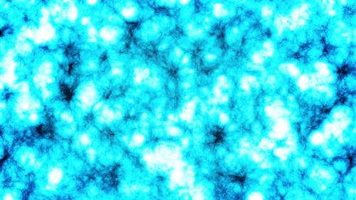 Abstract Flowing Blue Energy Network Animation