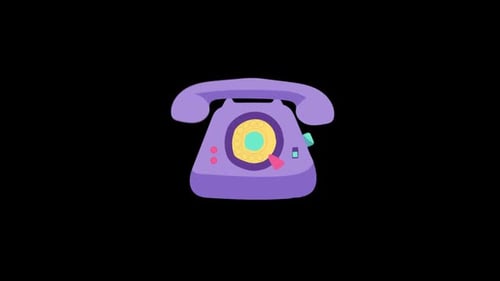 A Rotary Dial Phone On Alpha