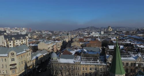Panorama de la ville de Lviv