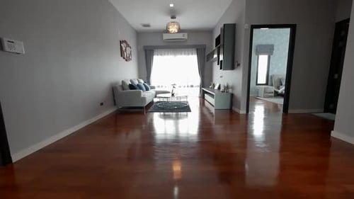 Modern Upstairs Home Living Area Decoration With Wooden Floor