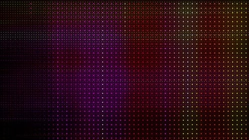 Dynamic Grid of Pulsating Neon Lights Background Loop