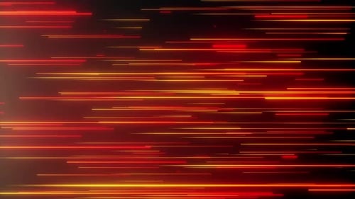 Dynamic Red Orange Horizontal Speed Lines Background