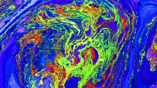 Abstract Colorful Fluid Motion Art Background
