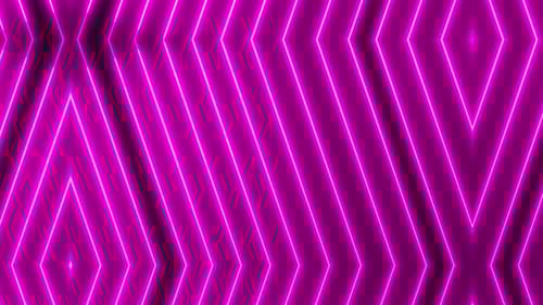 Abstract Purple Neon Chevron Pattern Motion Background Loop