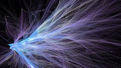 Abstract Organic Fractal Art Object 4K