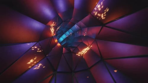Abstrakte Tunnel Vj Loop