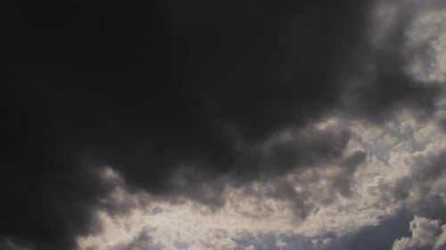 Dark Clouds Moving Through the Sky