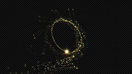 4K Christmas Particle Transitions