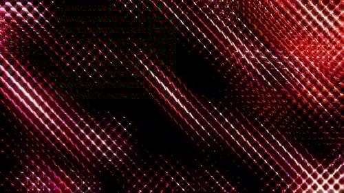 Dynamic Abstract Red Grid Light Wave Background