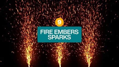 Fire Embers Sparks Particles Pack
