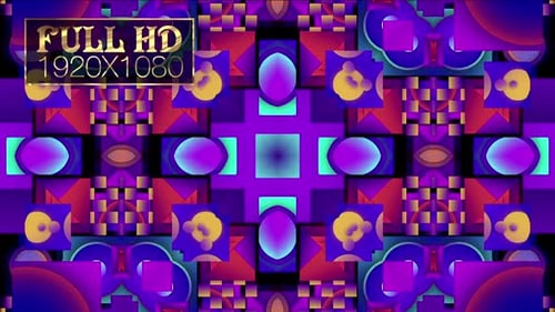 Symetry Colorful Shape Background