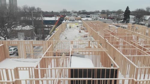 Bâtiment en construction