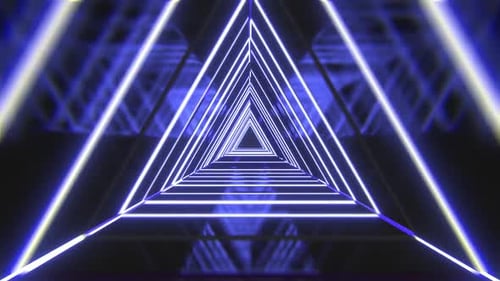 Neon Triangles VJ Loop Pack