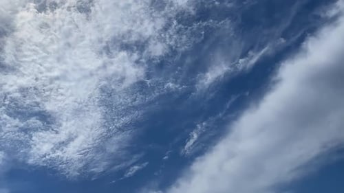 Nubes en el cielo Timelapse
