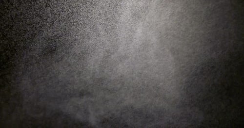 Water Droplets Against Black Background