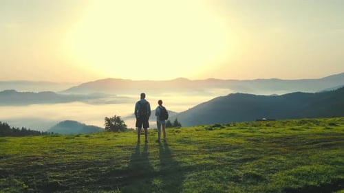 Sunrise on Top of the Mountain