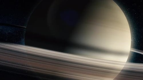 Scientific background with a planet in outer space