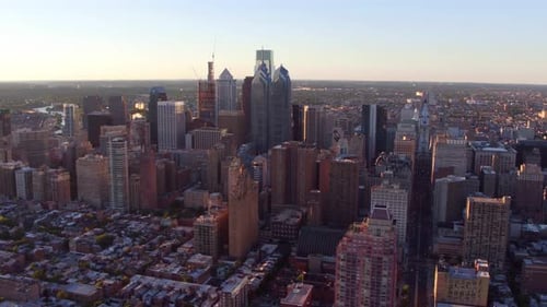 Aerial view of Philadelphia, Pennsylvania