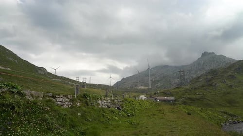 Windturbinen, grüne Windenergie