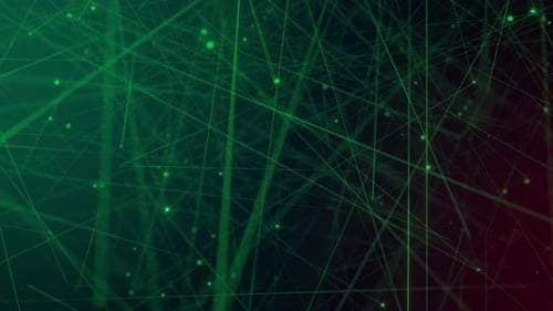 Green Netowrk Connection Lines 4k