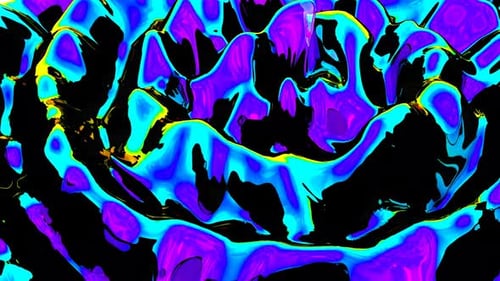 Vibrant Fluid Abstract Wavy Motion Background