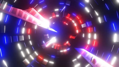 Vj Loop Disco Multicolored Shimmering Elements 02