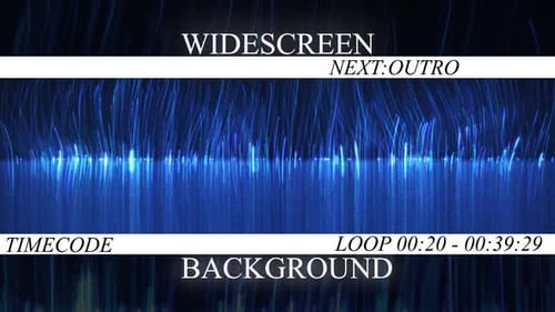 Futuristic Blue Particle Streams Energy Background Loop