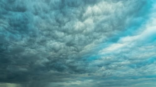 Dramatic Clouds Moving in Sky Time-Lapse