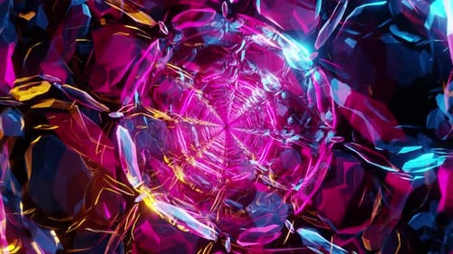 Magic Glass Neon Tunnel HD