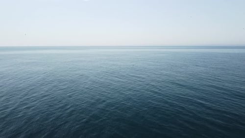 Abstract Aerial Sea Summer Ocean Sunset Nature Background