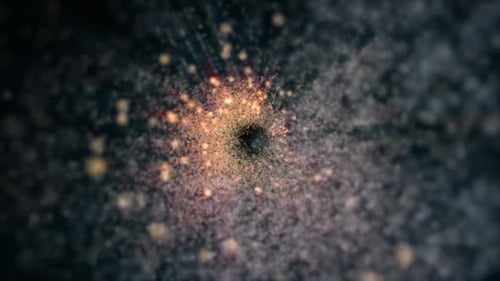 Cosmic Star Space Tunnel Background
