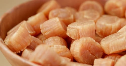 Bowl Full of Delicious, Gourmet Dried Scallops