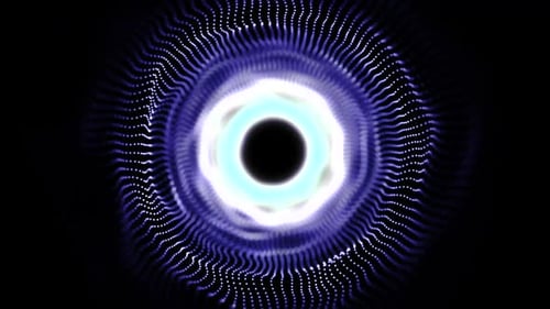 Moving Colored Particle Tunnel V4