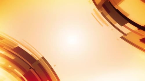 Abstract Technology Curve Overlapped Geometric