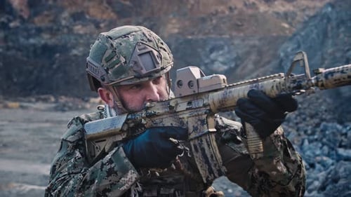 Special Mission in Mountains of Middle East Carrying Weapons To Take Out Unknown Target
