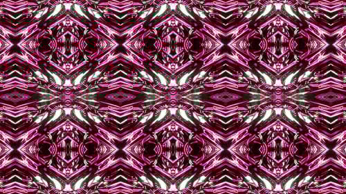 Patrones de caleidoscopio futurista VJ Loop Movimiento psicodélico Fondo abstracto