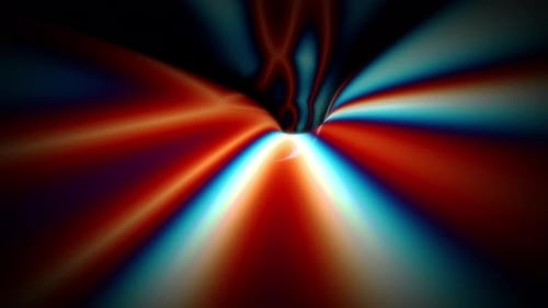 Flight in 3D Abstract Scifi Tunnel Seamless Loop