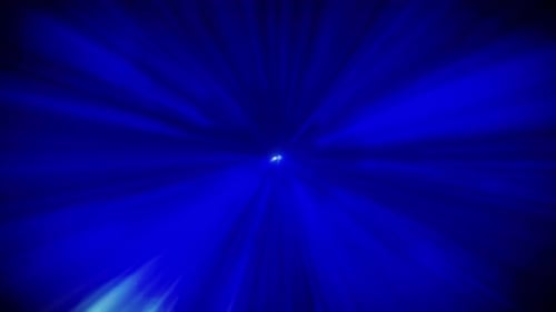 Abstract Blue rays Speed Animation Light Trails 4K Sameless Loop