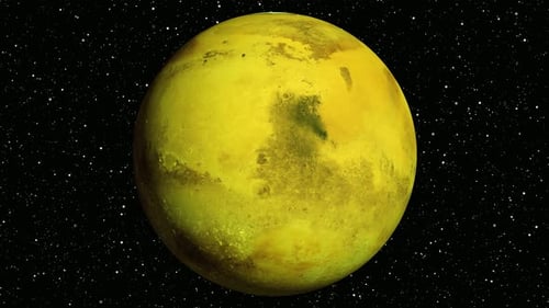 planète Mars et Lune