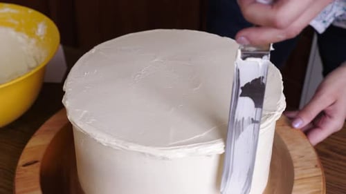 Icing a Cake with a Knife