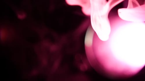 Abstract Pink Light Effects