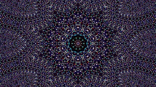 Colorful Abstract Kaleidoscope Particle Animation Background