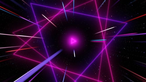 80's Retro Neon Background